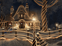 Small screenshot 1 of Christmas Cottage 3D